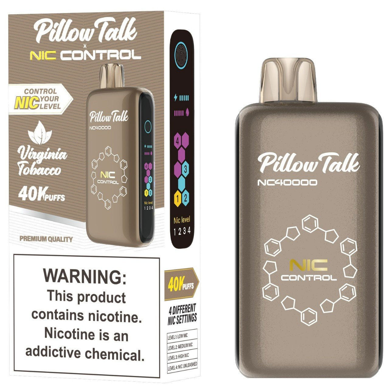 Pillow Talk Nic Control NC40000 Disposable Vape