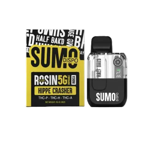 Half Bak’d SUMO Live Rosin Blend Disposable Vape Pen 5g - Dummy Vapes