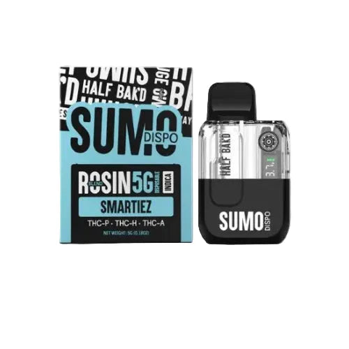 Half Bak’d SUMO Live Rosin Blend Disposable Vape Pen 5g - Dummy Vapes