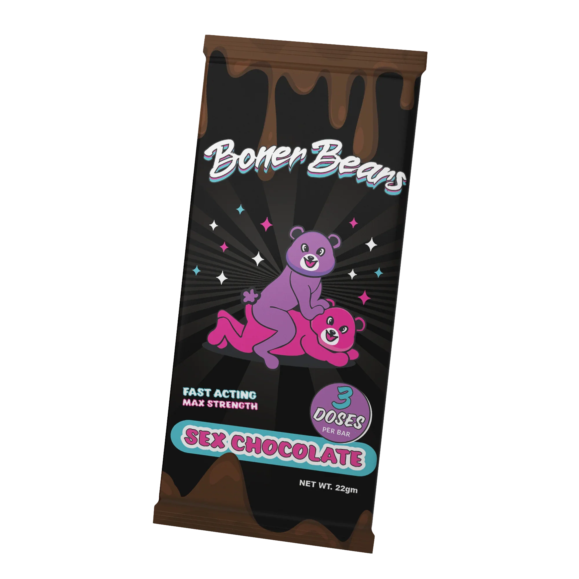 Boner Bears Max Strength Chocolate (3 Doses) - Dummy Vapes