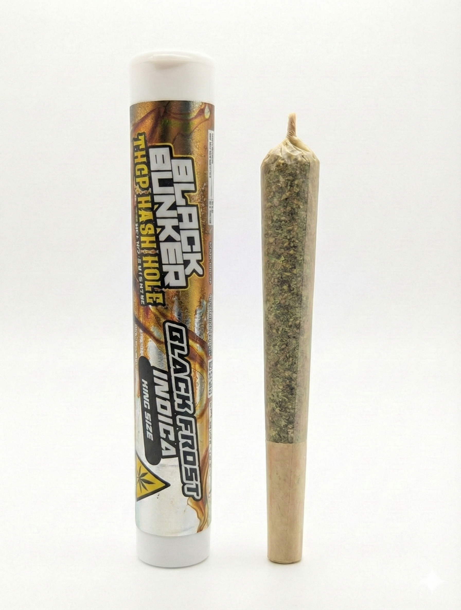 Black Bunker Hash Hole THC Pre Rolls 2G (1Ct) - Dummy Vapes
