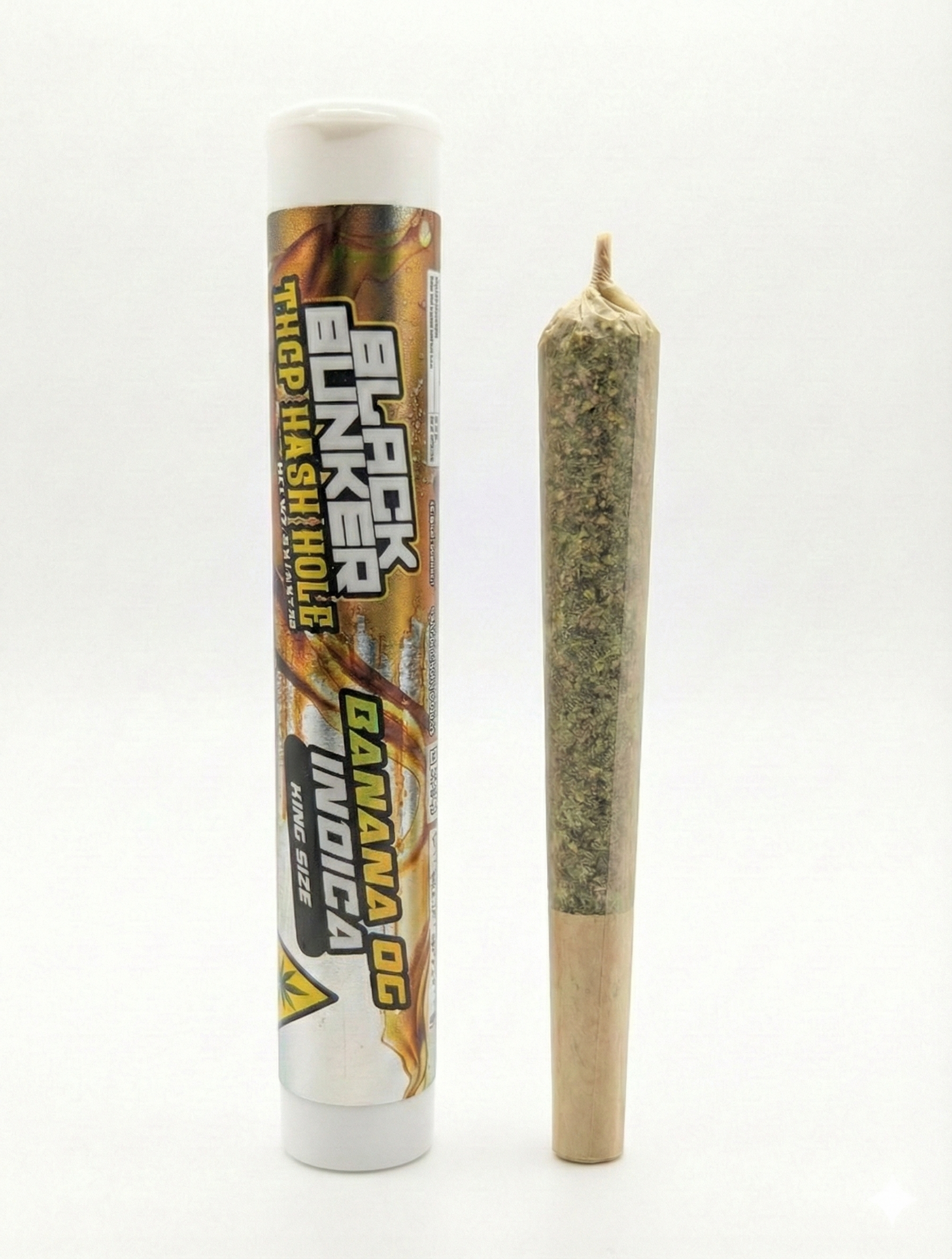 Black Bunker Hash Hole THC Pre Rolls 2G (1Ct) - Dummy Vapes