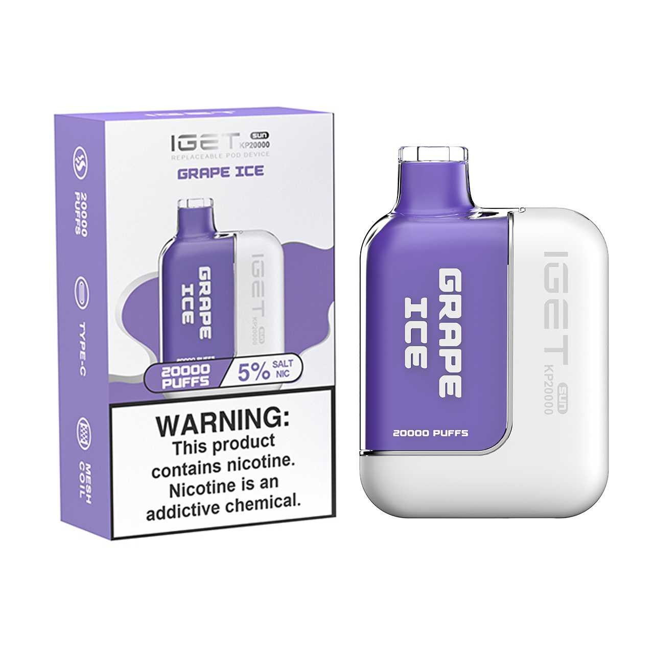 iGET KP20000 Replaceable Pod Device - Dummy Vapes