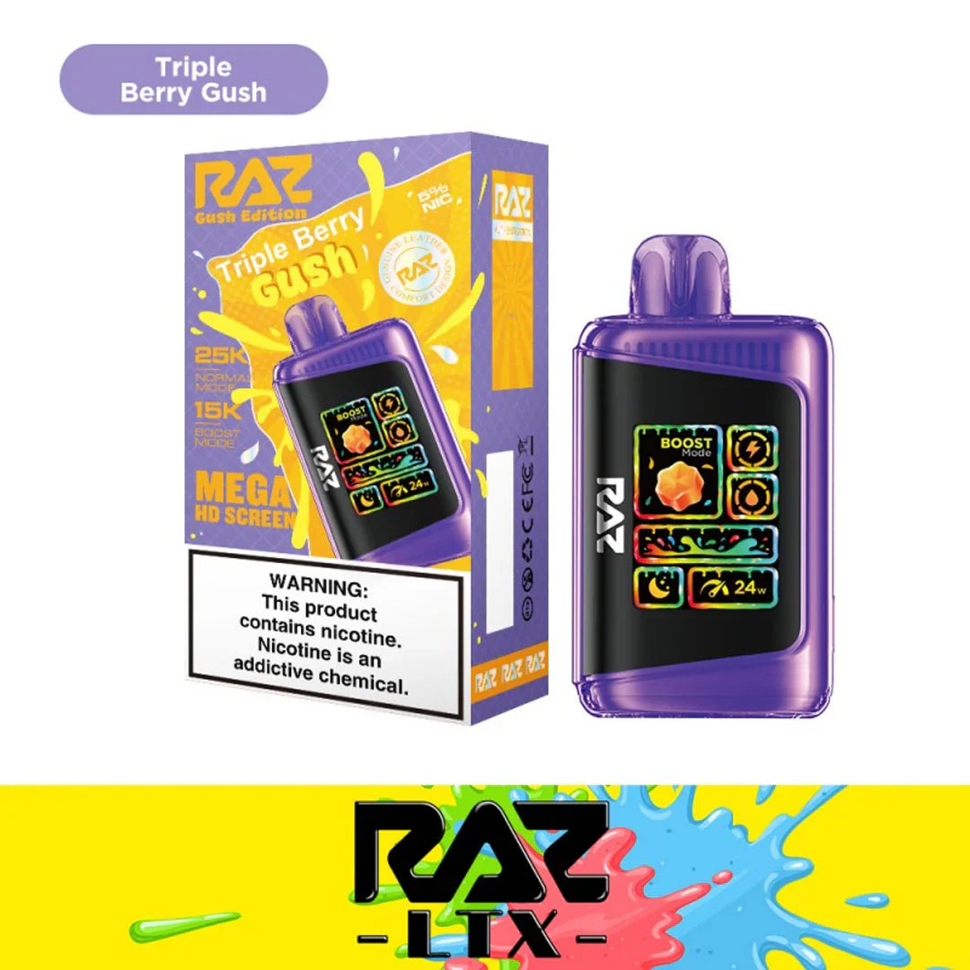 RAZ DC25000 Disposable Vape with Full Color Animation - Dummy Vapes