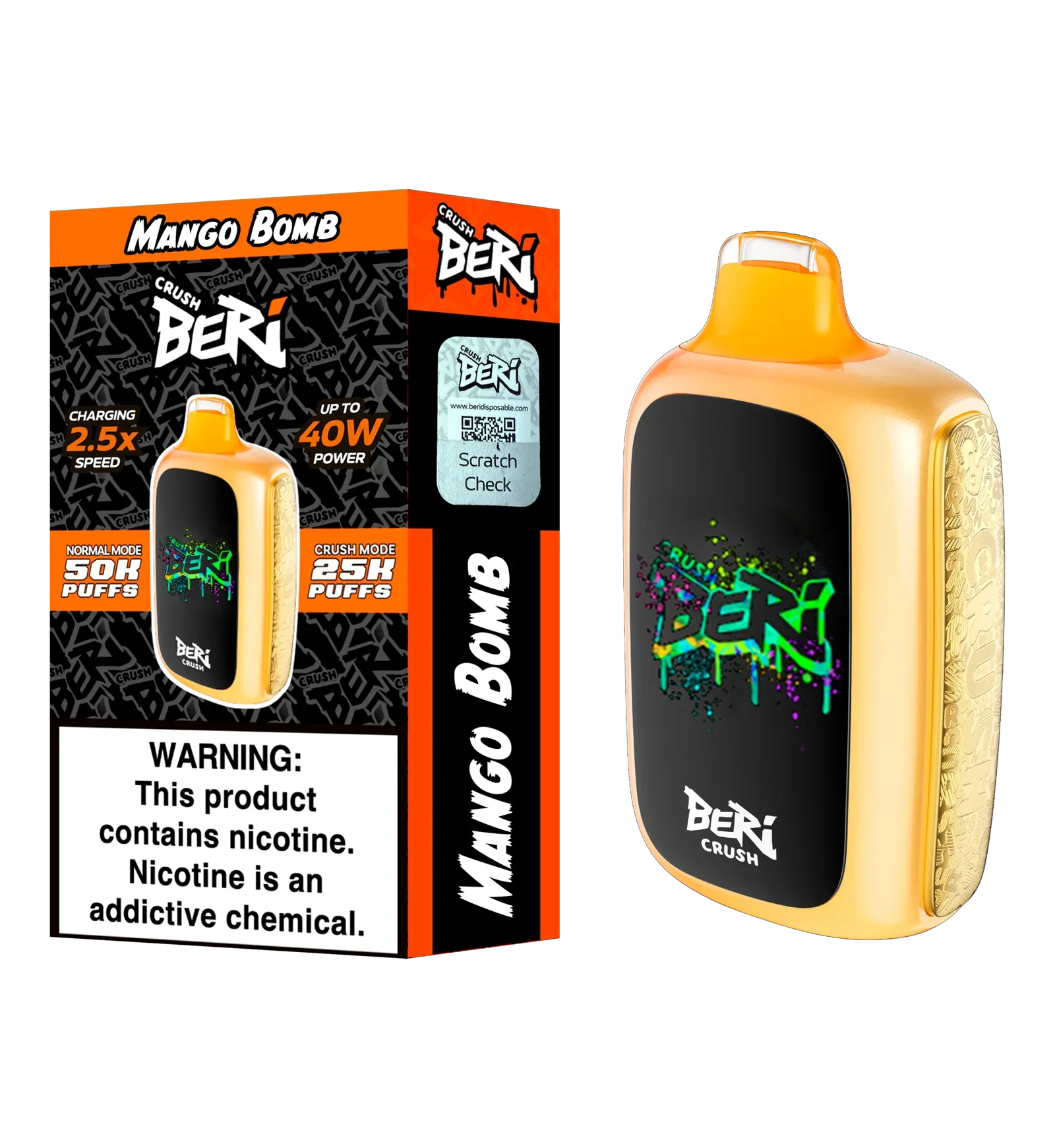Beri Crush 50k Disposable Vape - Dummy Vapes