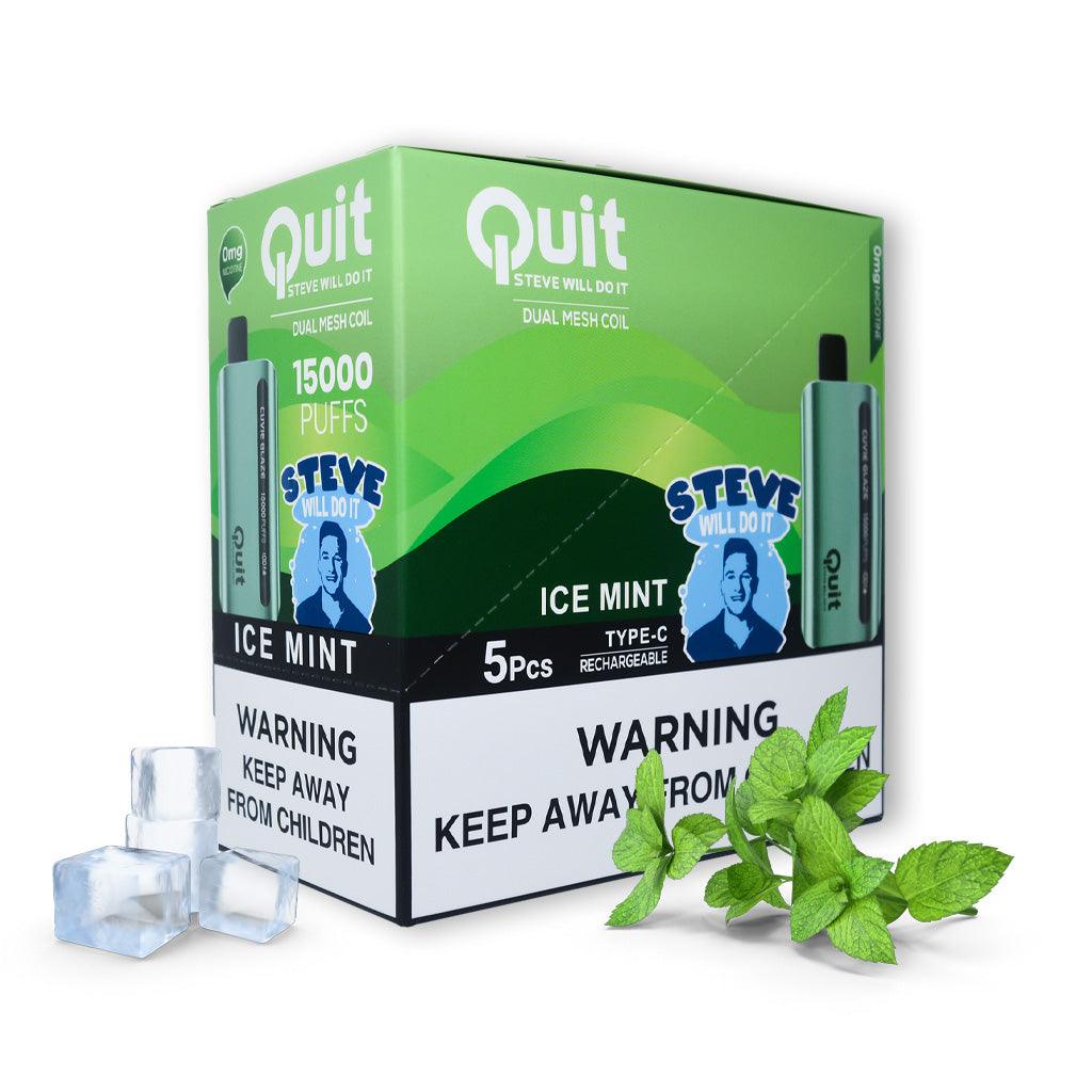Quit- Steve Will Do It! Cuvie Glaze (0% Nicotine) - 5 Pack - Dummy Vapes