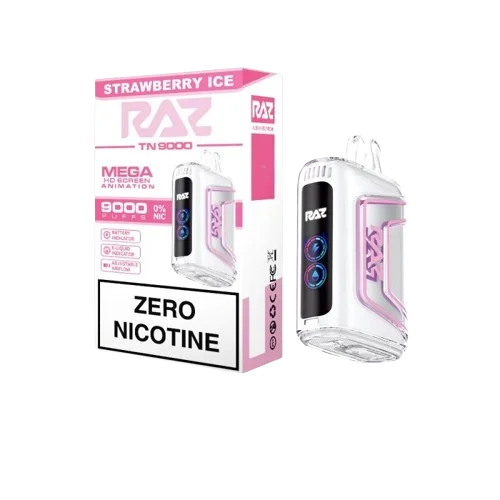 RAZ TN9000 0% Zero Nicotine Disposable Vape - Dummy Vapes