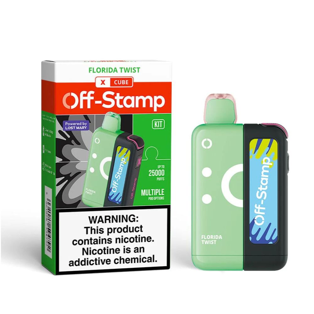 Off Stamp X-Cube 250000 Puff Disposable Vape Kit - Dummy Vapes