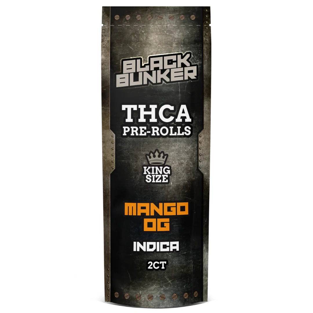 Black Bunker King Size THC Pre Rolls (2ct)