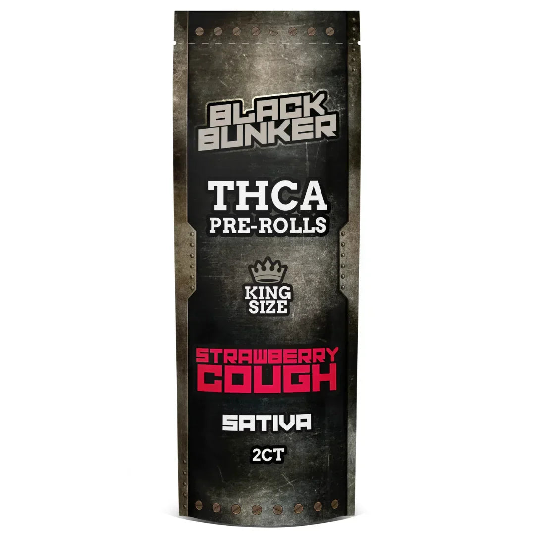 Black Bunker King Size THC Pre Rolls (2ct)