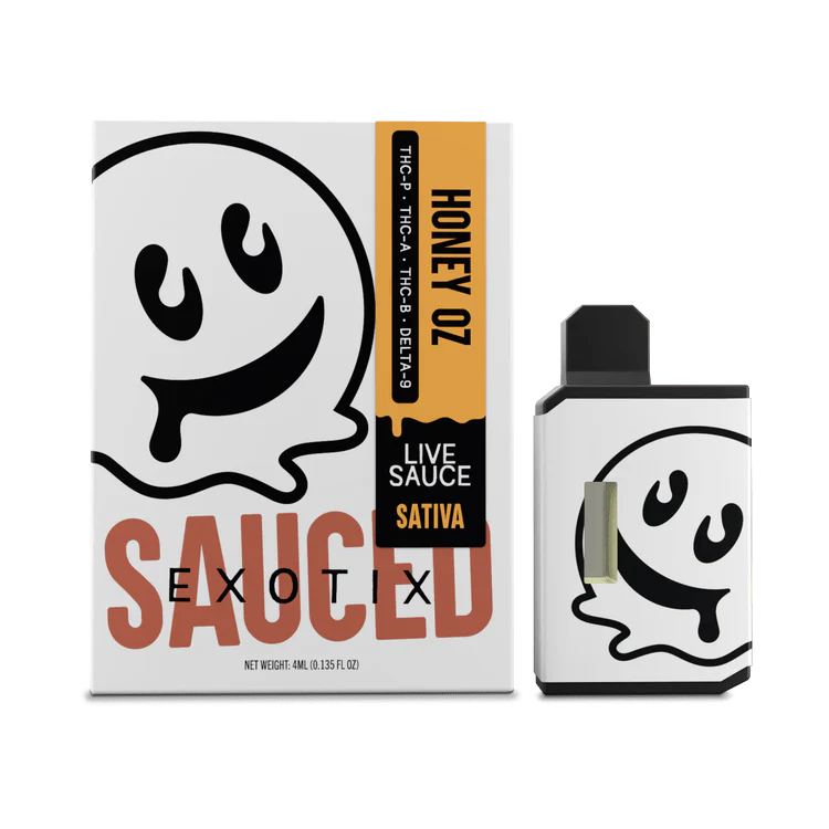 Half Bak'D Sauce'D Exotix THCa Live Resin Disposable 4G | THC Disposable Vapes | HQD Tech USA