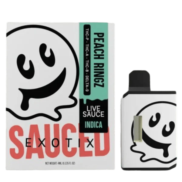 Half Bak'D Sauce'D Exotix THCa Live Resin Disposable 4G | THC Disposable Vapes | HQD Tech USA