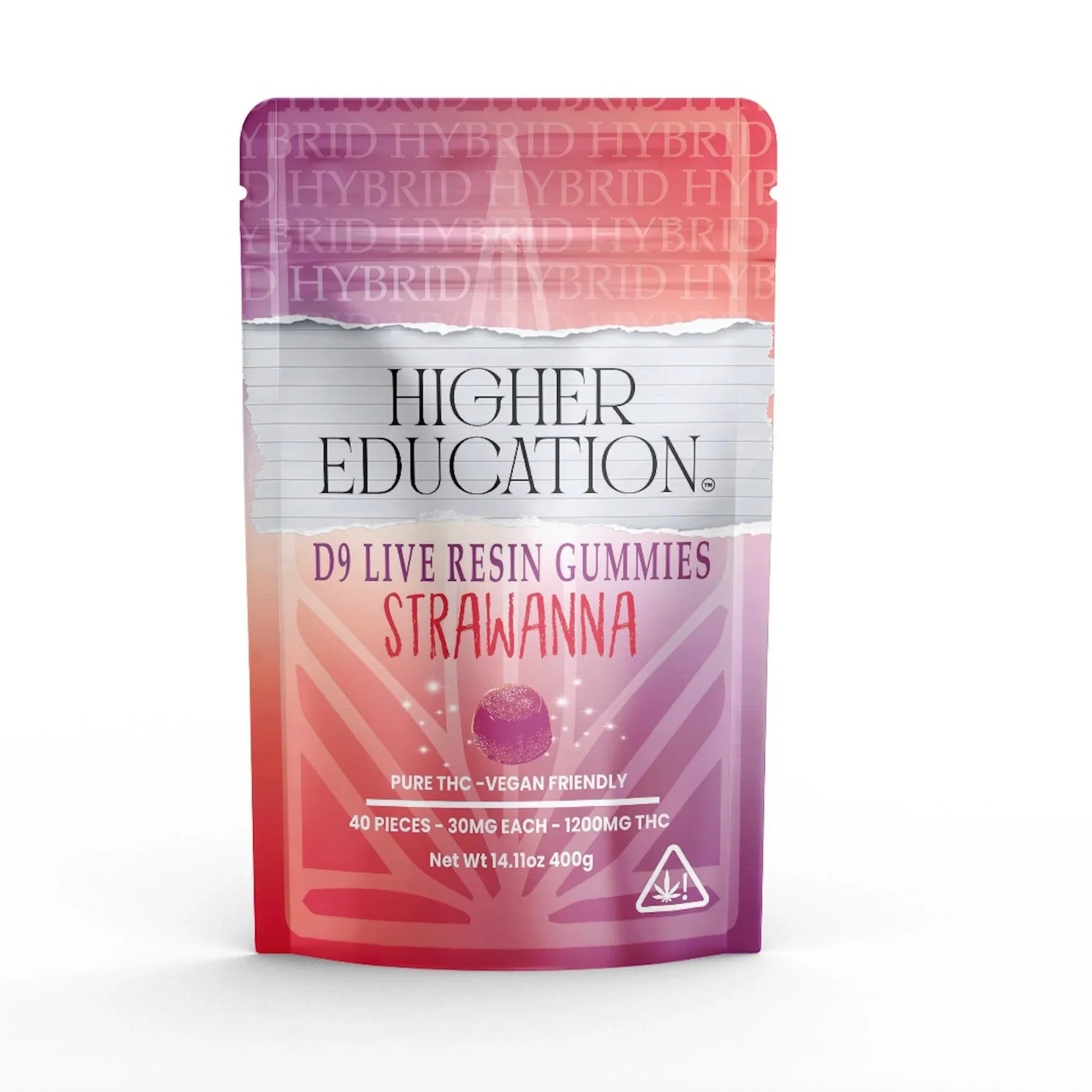 Higher Education D9 Live Resin Gummies 1200MG (40Ct) - Dummy Vapes