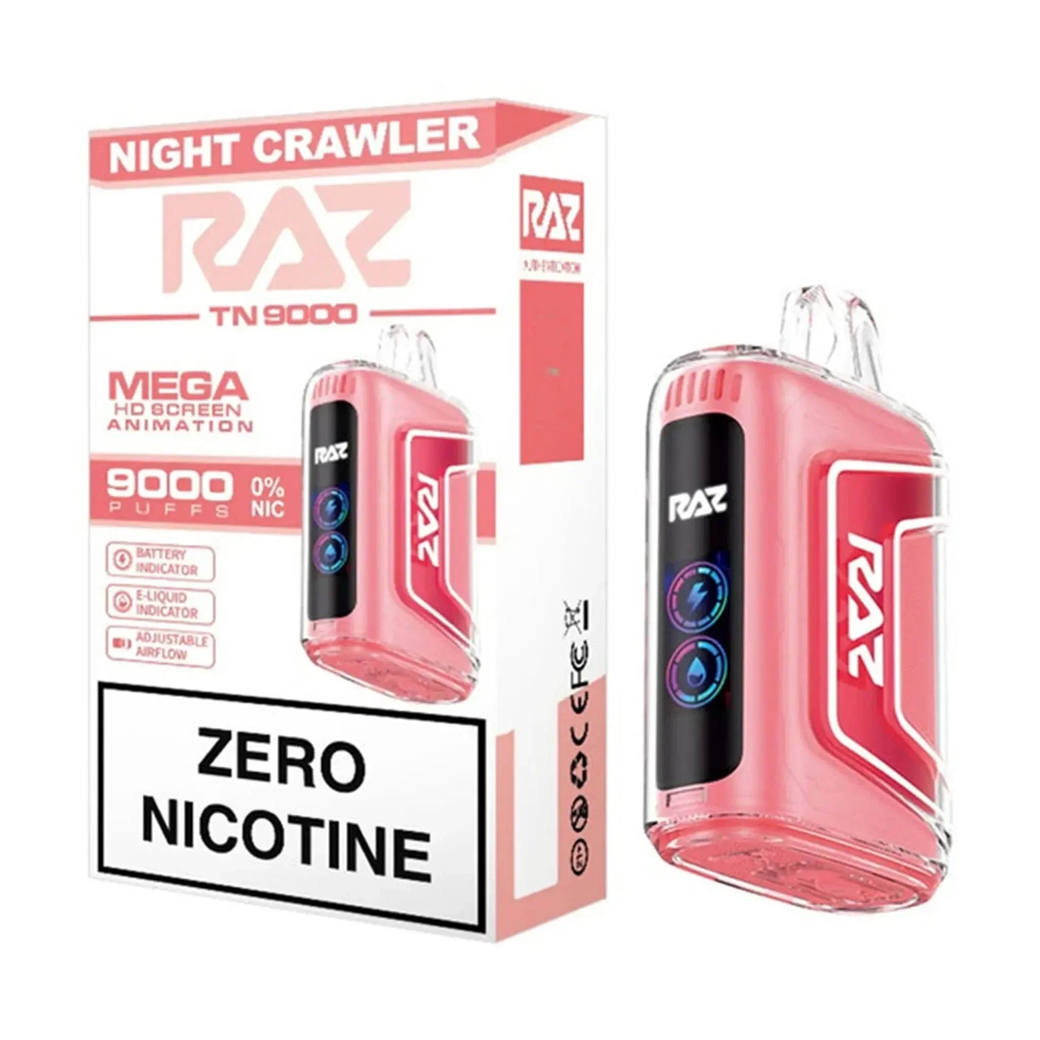 RAZ TN9000 0% Zero Nicotine Disposable Vape