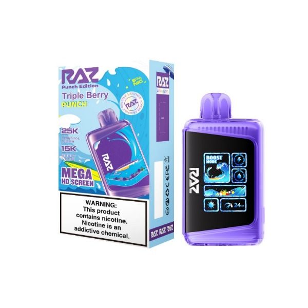 RAZ DC25000 Disposable Vape with Full Color Animation - Dummy Vapes