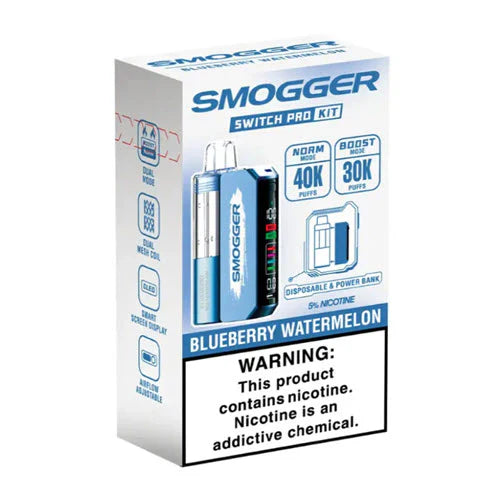Smogger Switch Pro 40K Pro Kit DIsposable Vape - Dummy Vapes