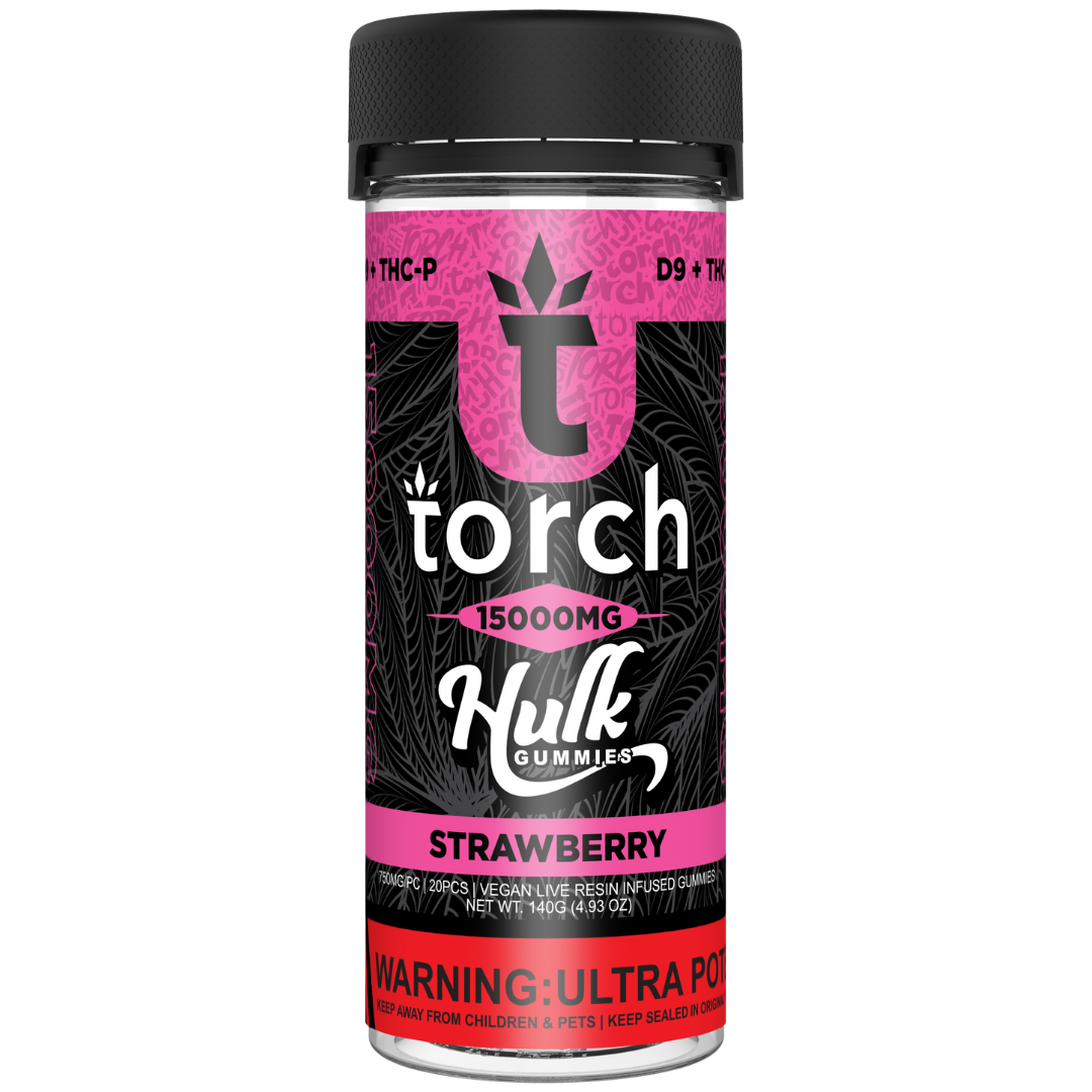Torch Hulk Gummies Jar 15000mg (20ct) - Dummy Vapes