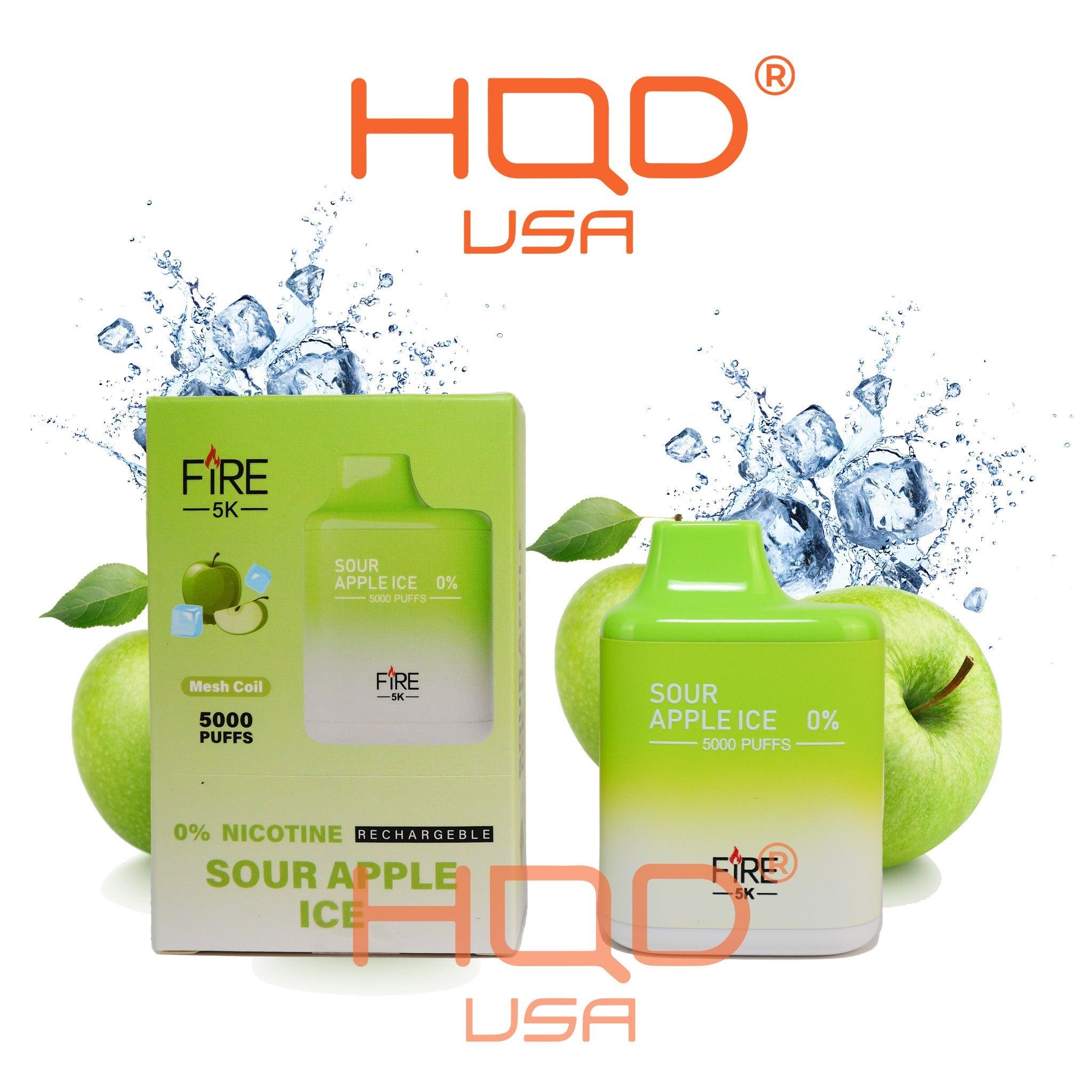 FIRE 5k Rechargeable ZERO Nicotine - hqdtechusa