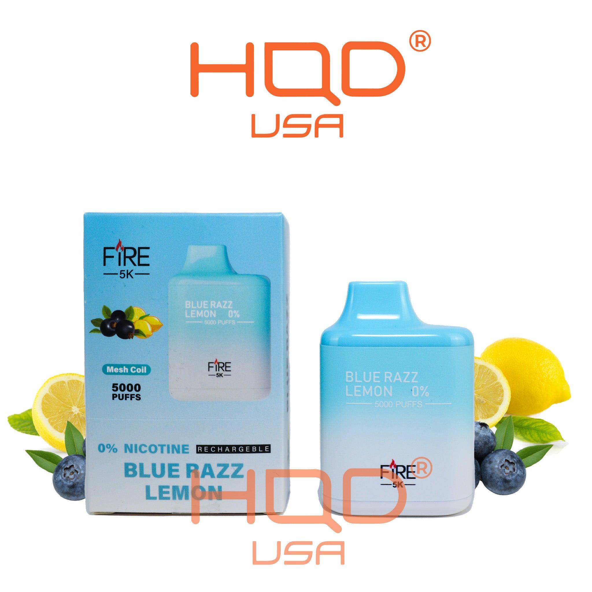 FIRE 5k Rechargeable ZERO Nicotine - hqdtechusa