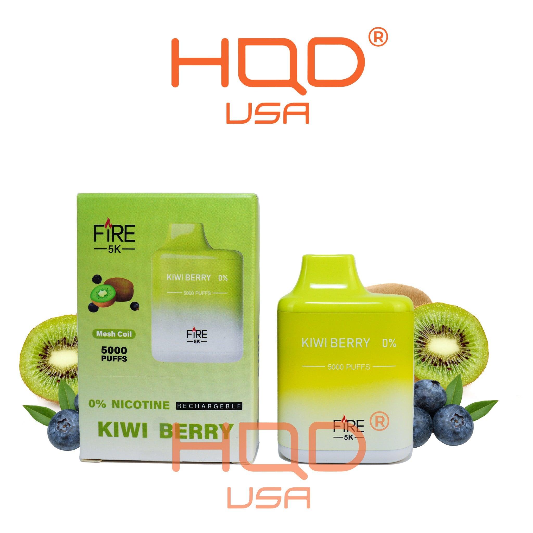 FIRE 5k Rechargeable ZERO Nicotine - hqdtechusa