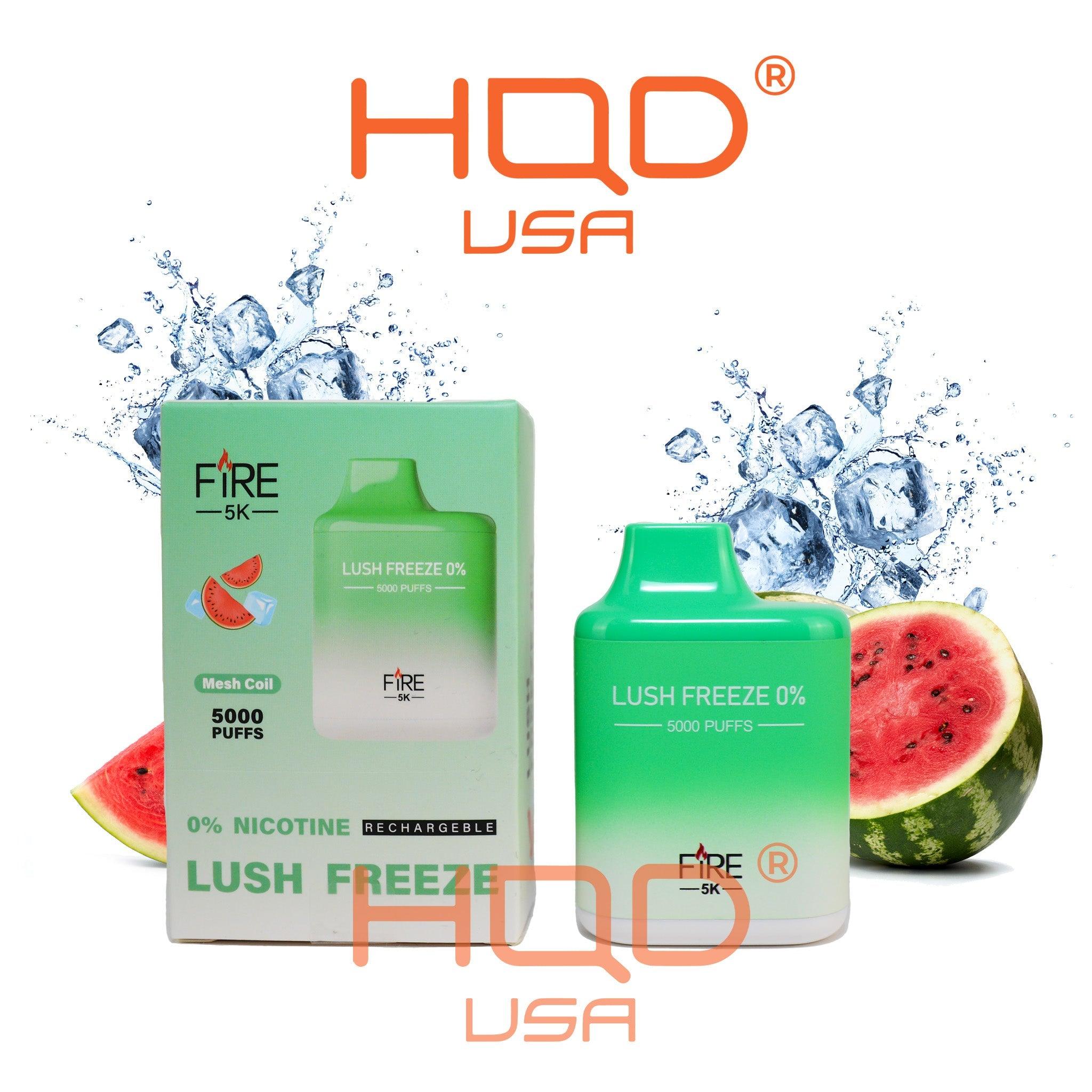 FIRE 5k Rechargeable ZERO Nicotine - hqdtechusa