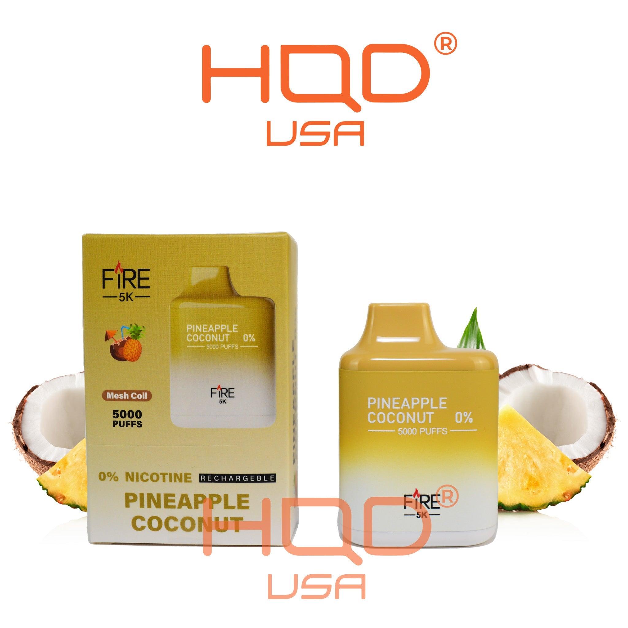 FIRE 5k Rechargeable ZERO Nicotine - hqdtechusa