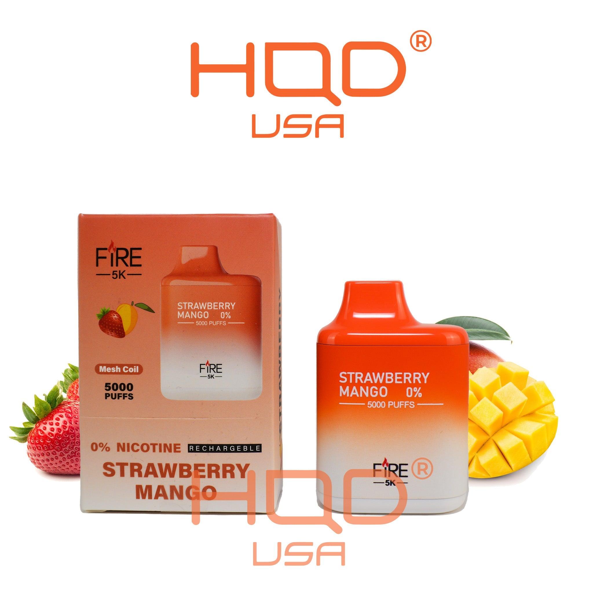 FIRE 5k Rechargeable ZERO Nicotine - hqdtechusa