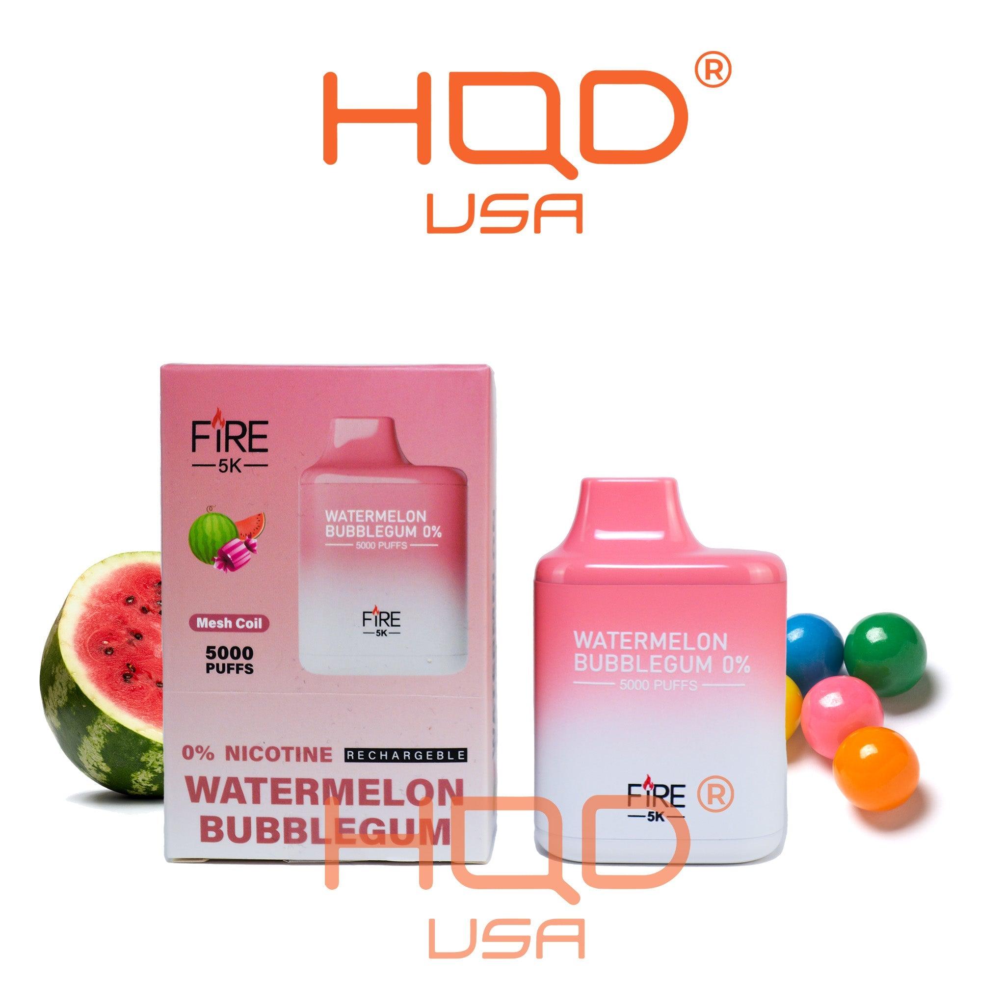 FIRE 5k Rechargeable ZERO Nicotine - hqdtechusa