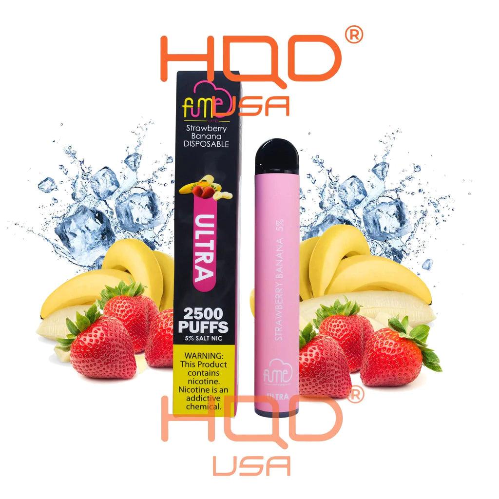 Fume | Ultra Disposable Vape Strawberry Banana 2500 Puffs