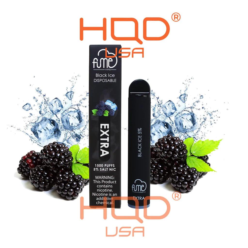 Fume | Extra Disposable Vape Black Ice 1500 Puffs