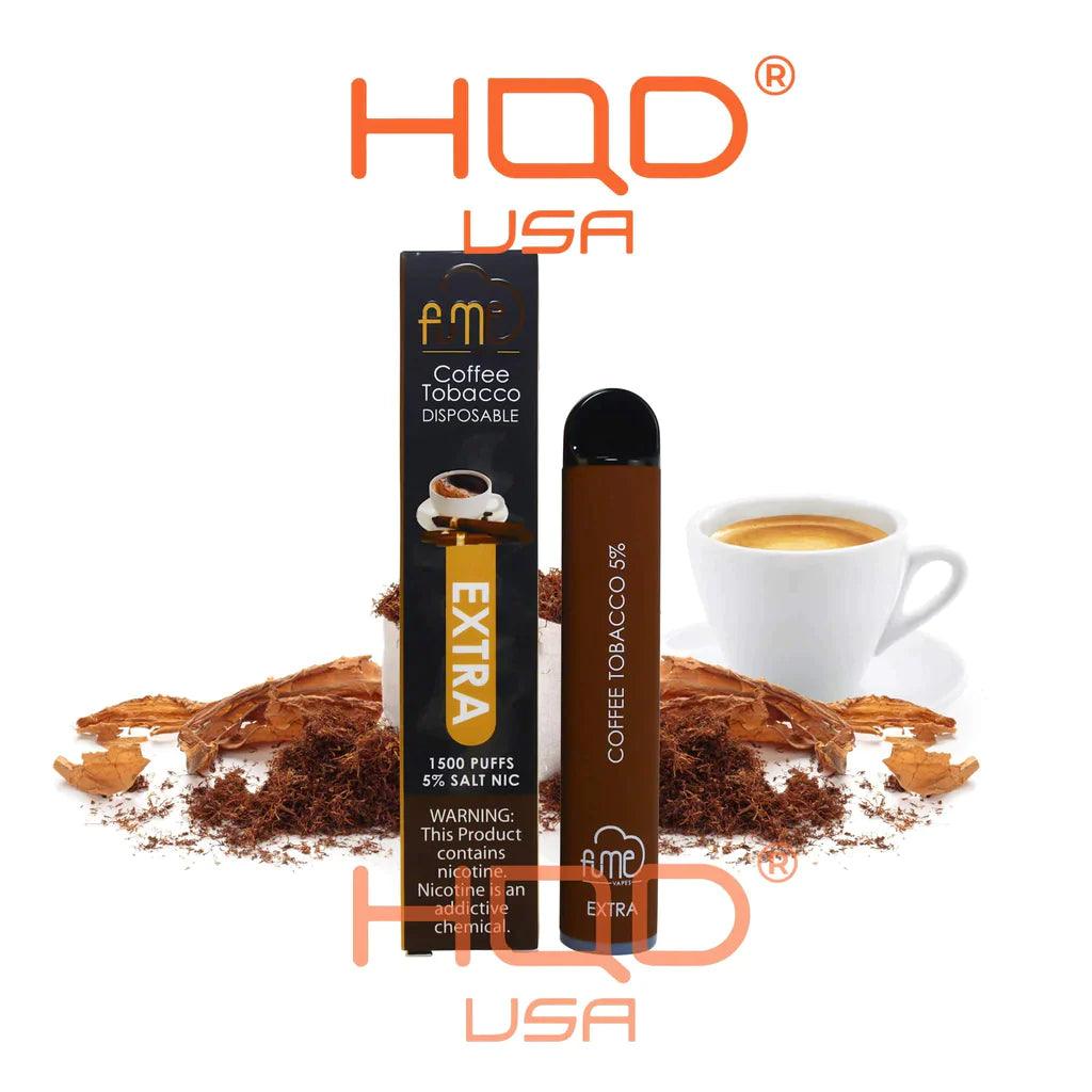 Fume | Extra Disposable Vape Coffee Tobacco 1500 Puffs