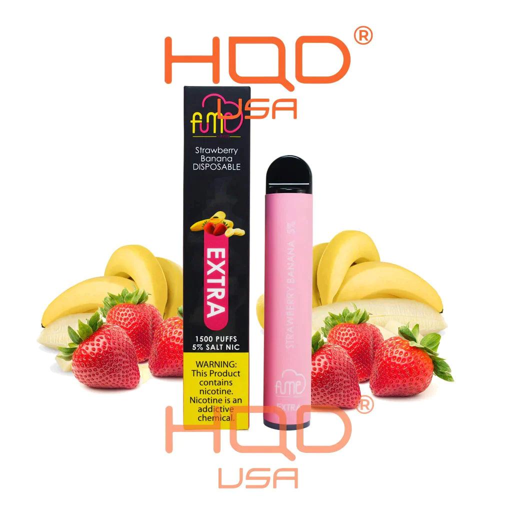 Fume | Extra Disposable Vape Strawberry Banana 1500 Puffs