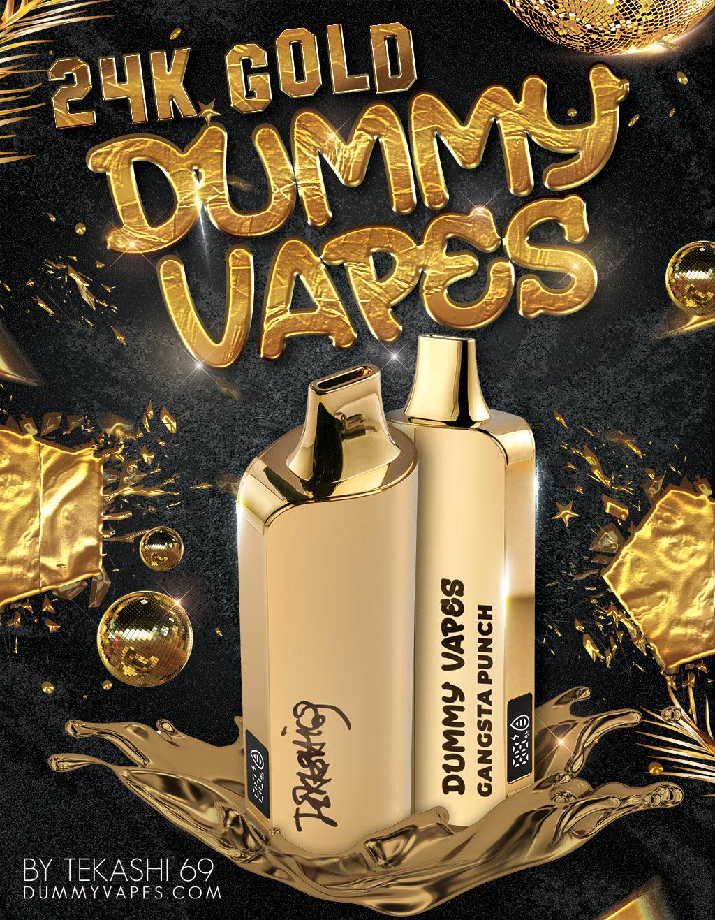 The Pinnacle of Luxury Vaping: Dummy Vapes 24K Gold Edition - Dummy Vapes