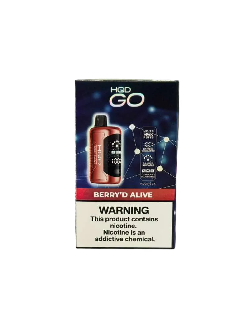 HQD GO 35K 3% Nicotine Disposable Vape - Dummy Vapes