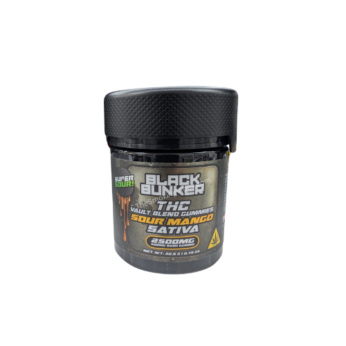 Black Bunker THC Vault Blend Gummies 2500MG (5Ct)