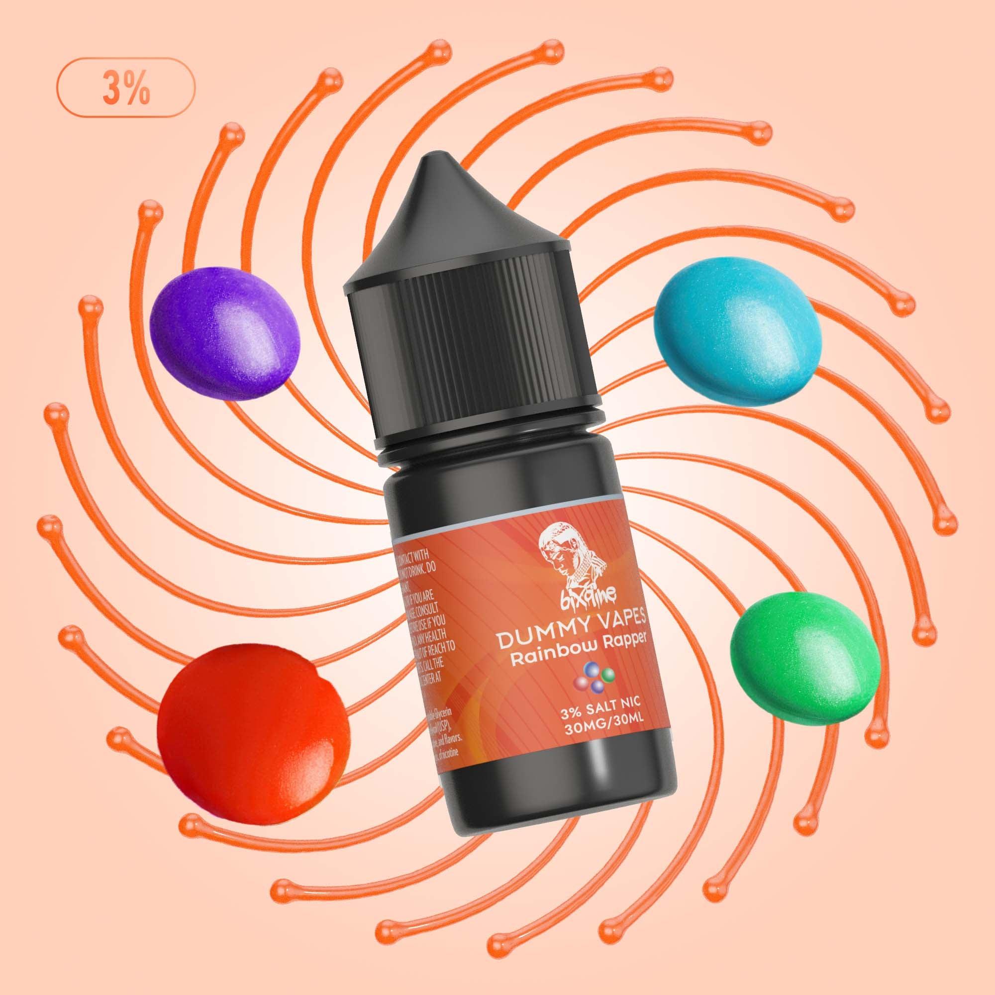 Dummy Vapes 3% Nicotine Salt E-Liquid 30mL Bottle Dummy Vapes 3% Nicotine Salt E-Liquid 30mL Bottle