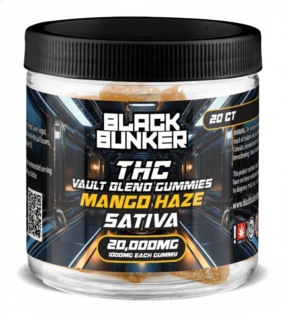 Black Bunker THC Vault Blend Gummies 20000MG (20Ct) - Dummy Vapes