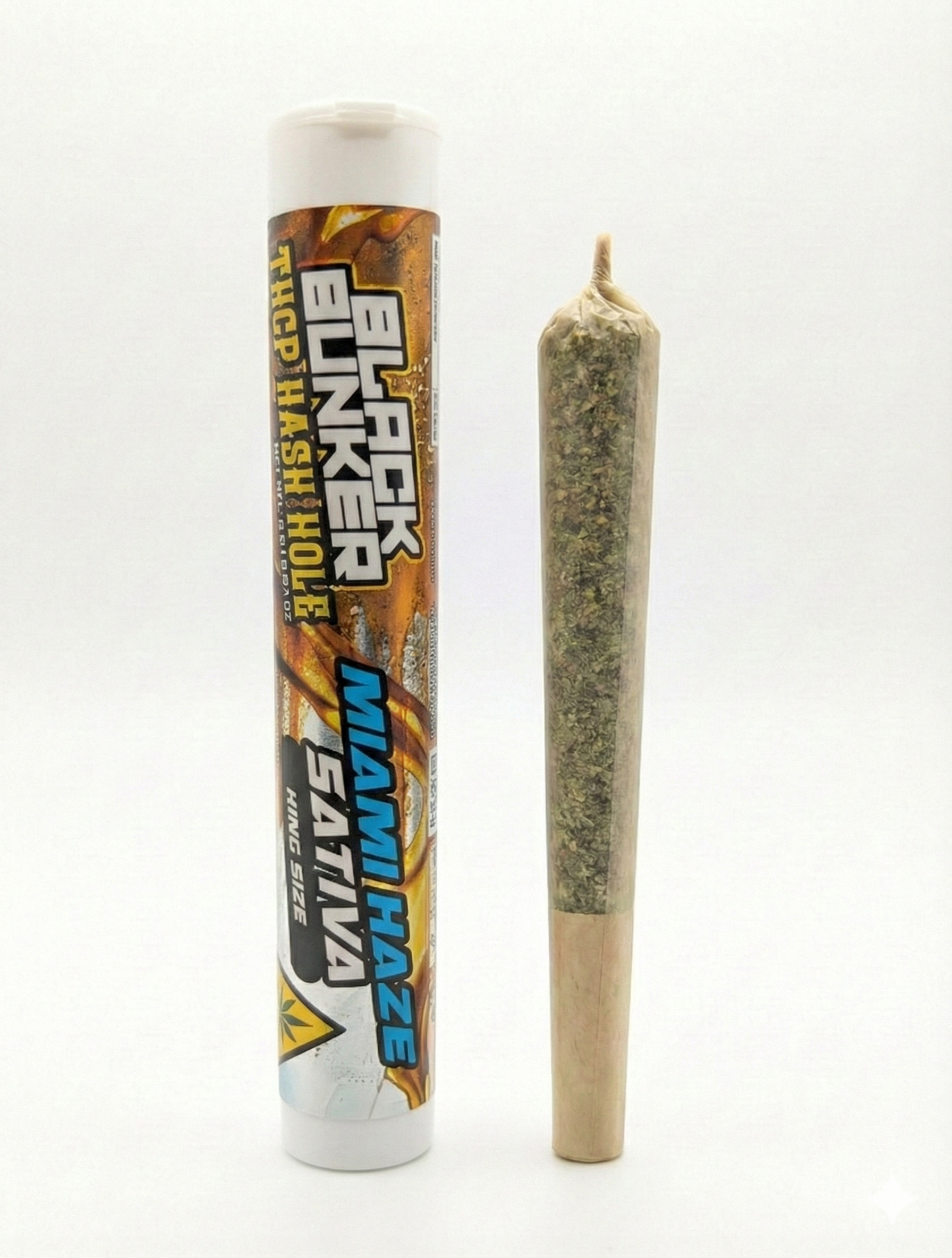 Black Bunker Hash Hole THC Pre Rolls 2G (1Ct) - Dummy Vapes