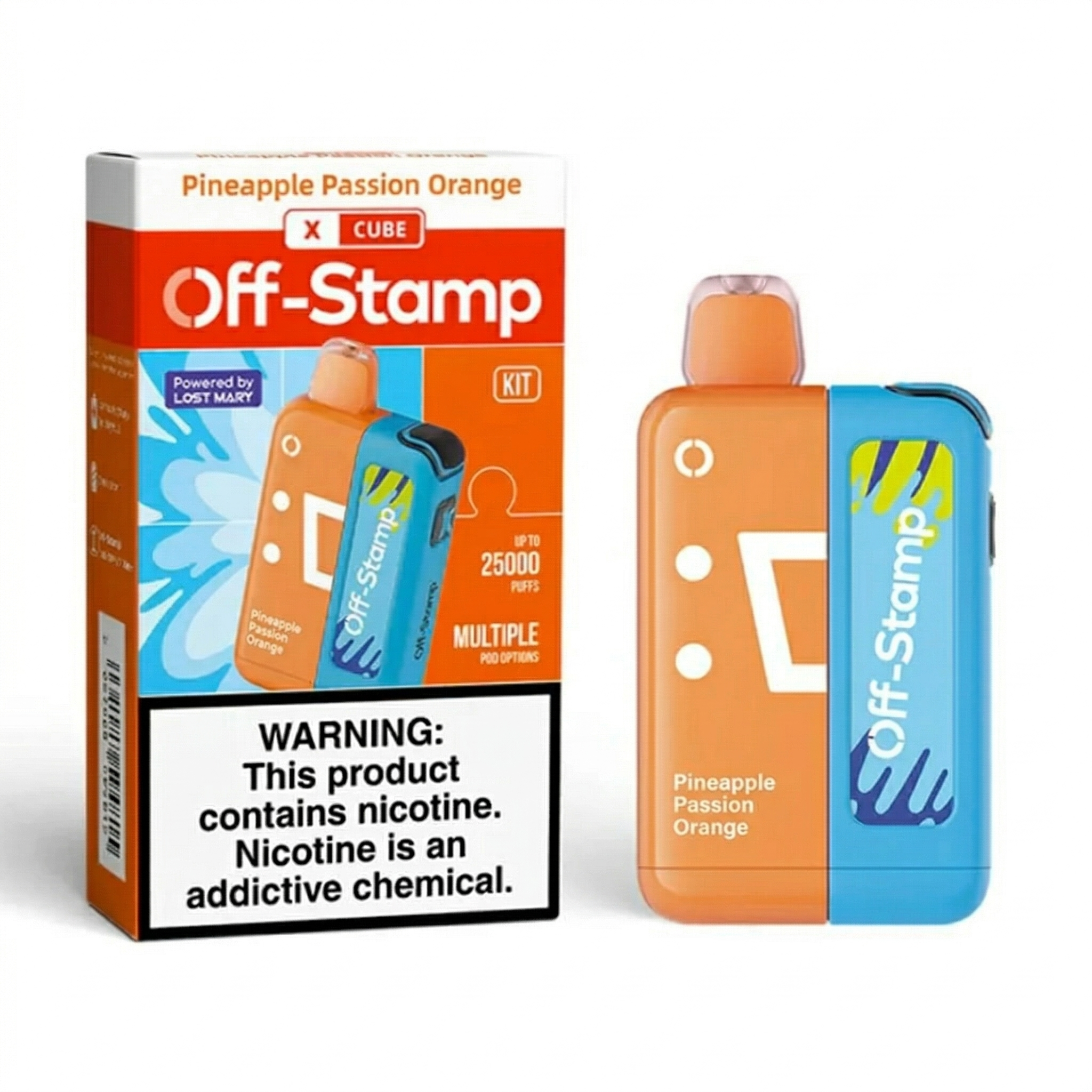 Off Stamp X-Cube 250000 Puff Disposable Vape Kit - Dummy Vapes