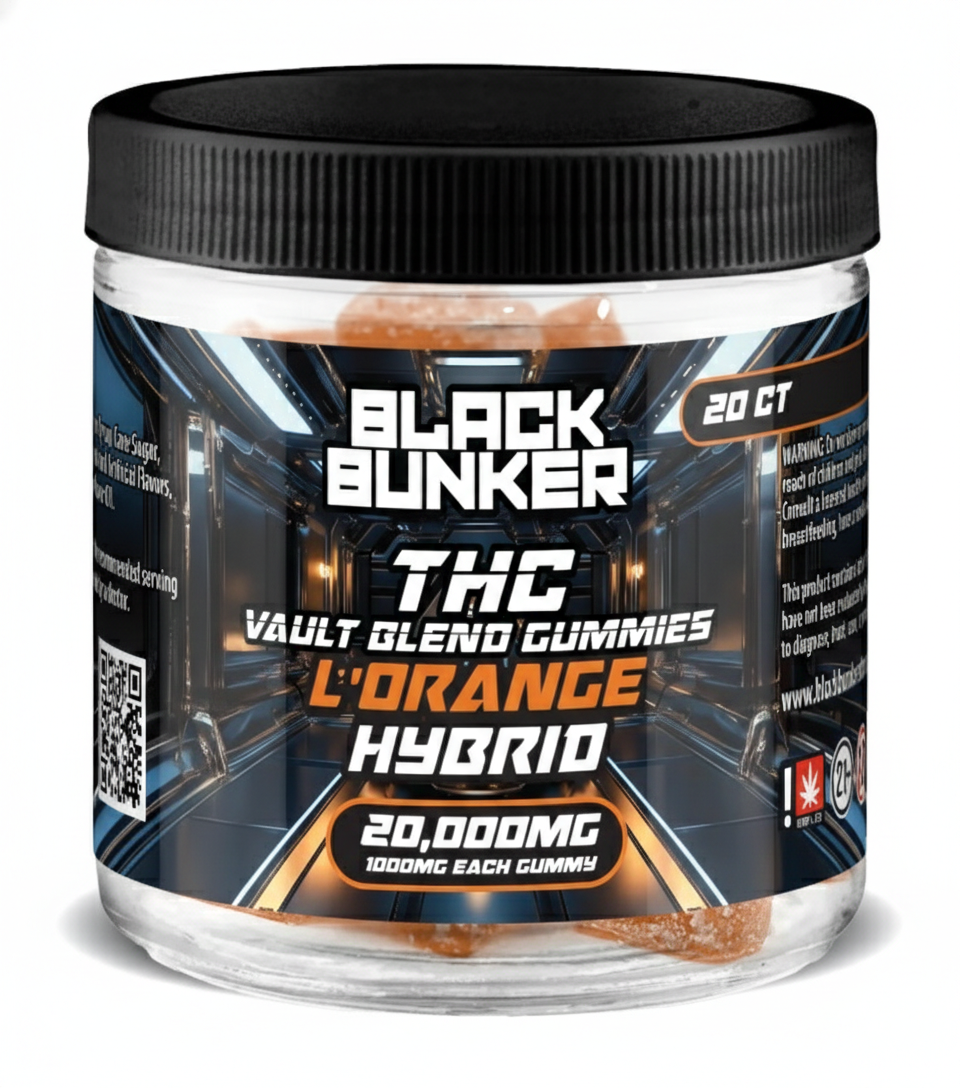 Black Bunker THC Vault Blend Gummies 20000MG (20Ct) - Dummy Vapes