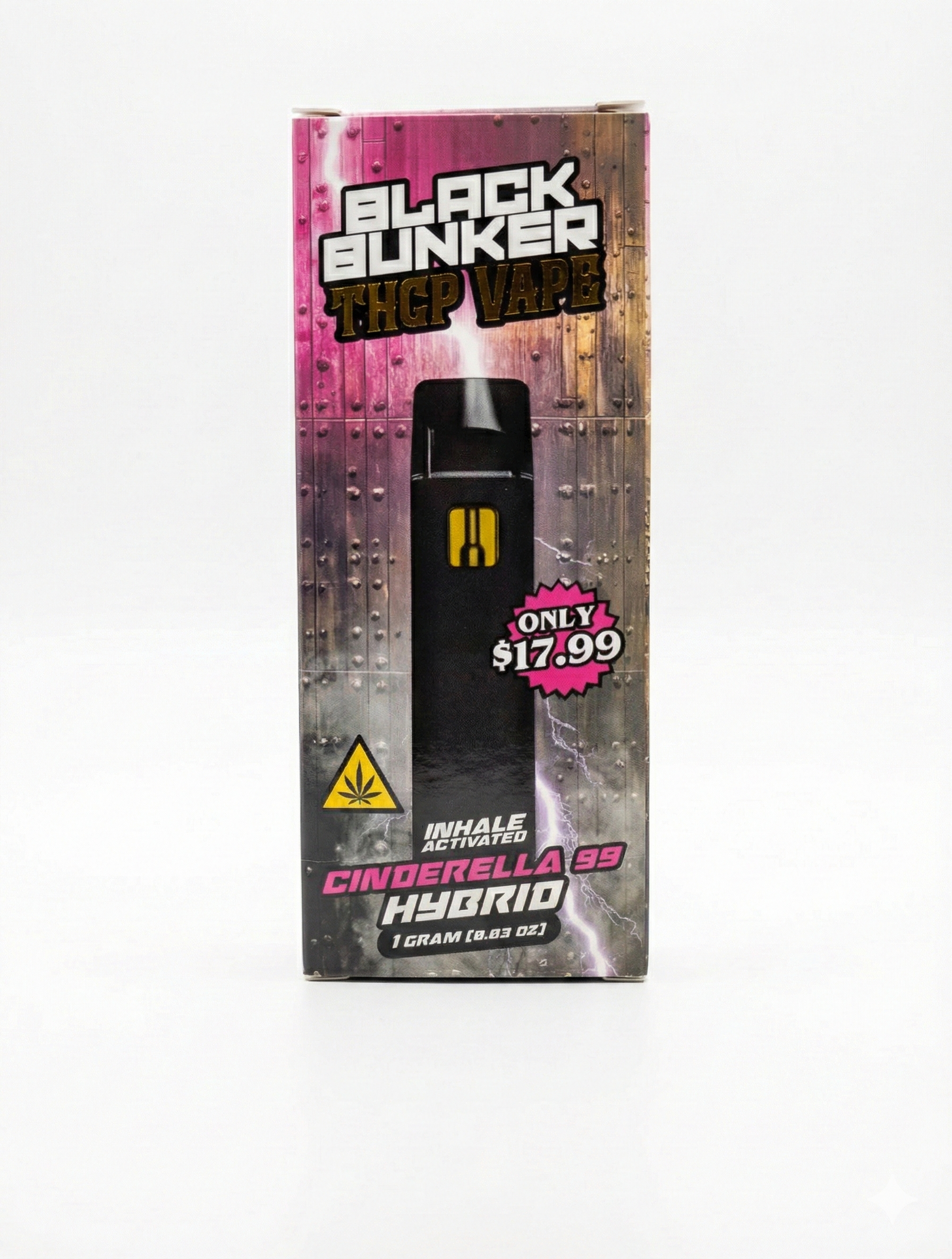 Black Bunker THCp Disposable Vape 1G - Dummy Vapes