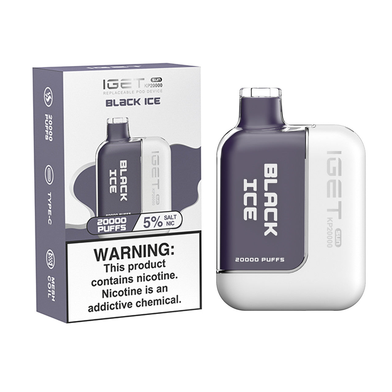 iGET KP20000 Replaceable Pod Device - Dummy Vapes