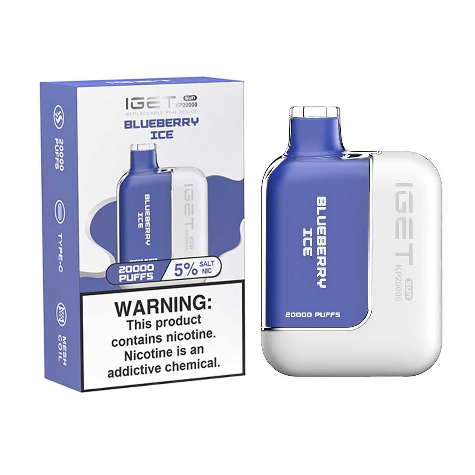 iGET KP20000 Replaceable Pod Device - Dummy Vapes