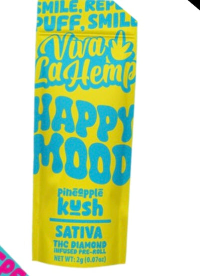 Viva La Hemp 2G THC Diamond Infused Pre rolls