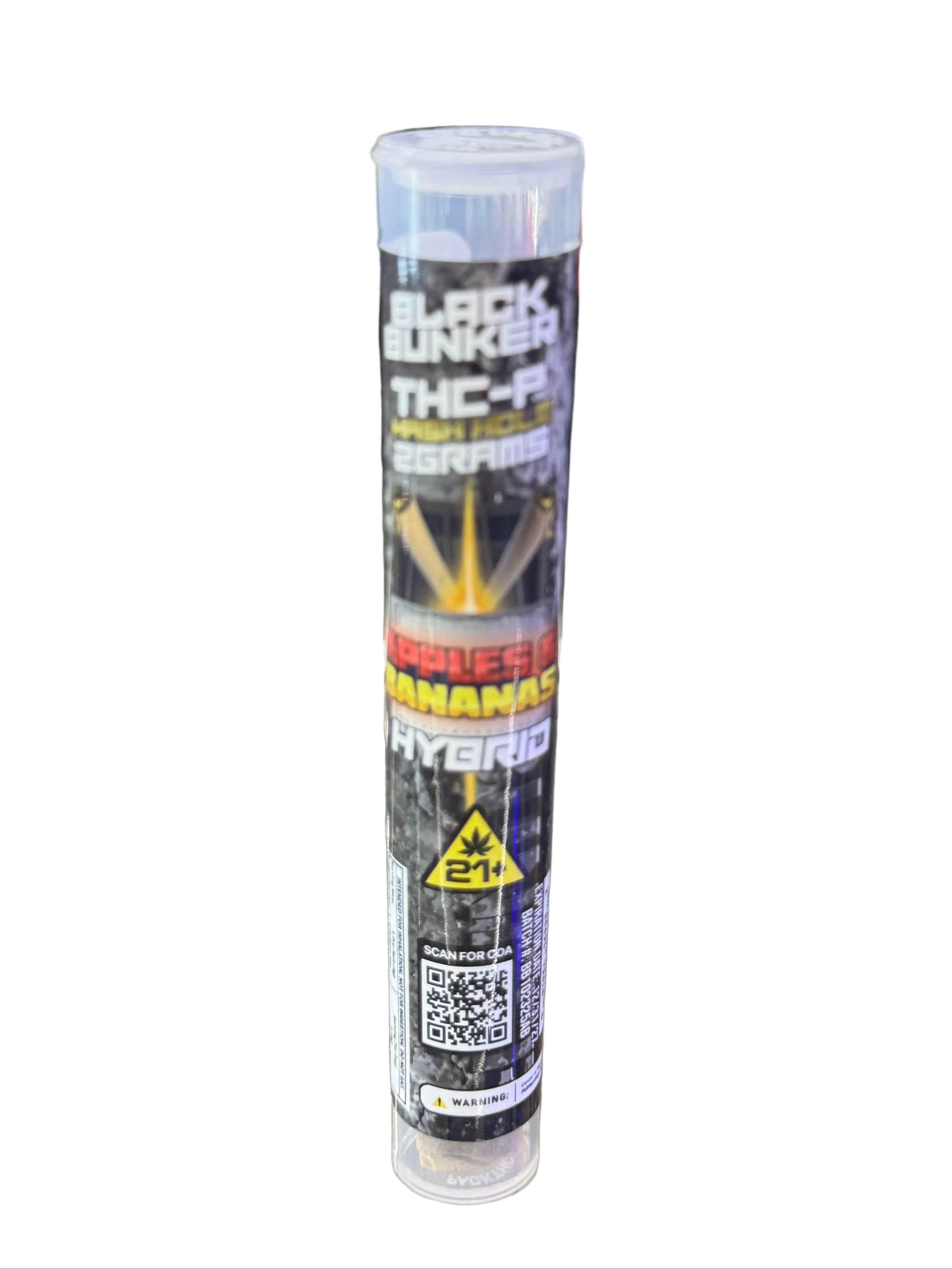 Black Bunker THCp Hash Hole Pre Roll 2G - Dummy Vapes