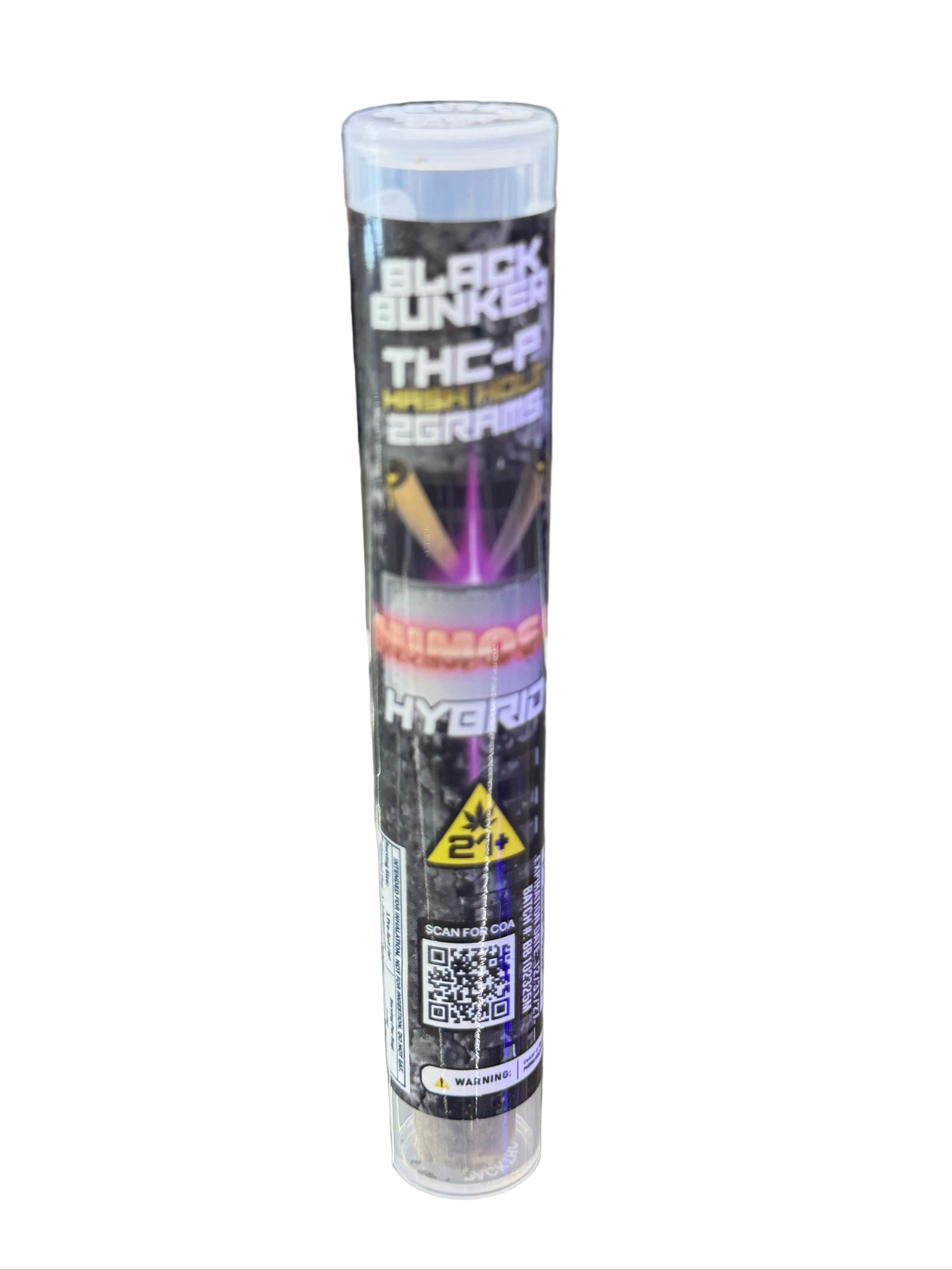 Black Bunker THCp Hash Hole Pre Roll 2G - Dummy Vapes