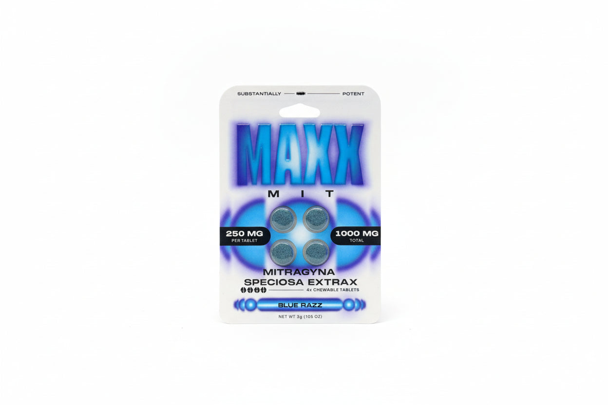 Maxx MIT Mitragyna Speciosa Extrax Kratom Tablets 1000MG (4Ct) - Dummy Vapes