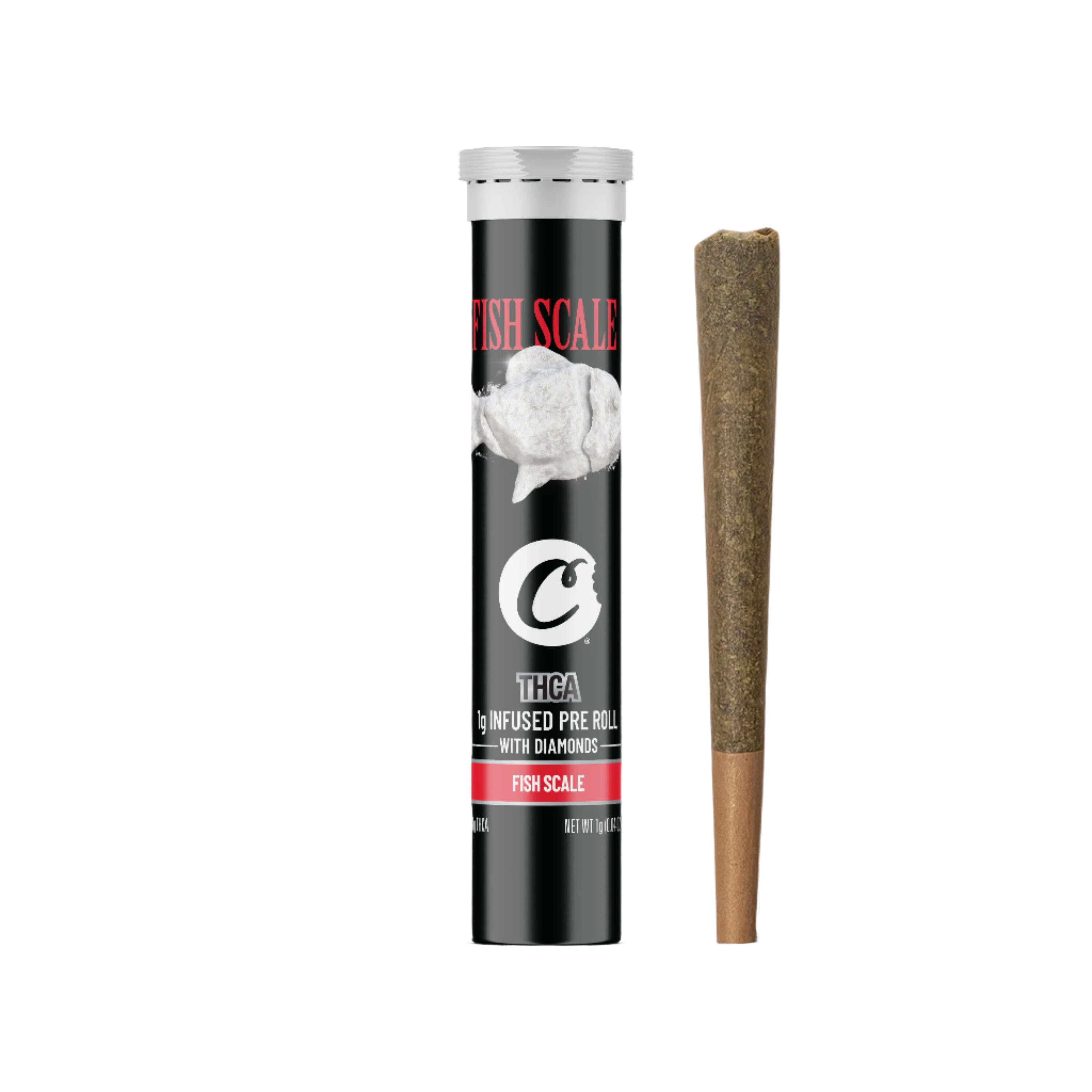 Cookies Diamond Infused Pre-Roll - Fish Scale (1g)