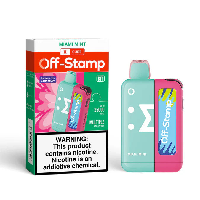 Off Stamp X-Cube 250000 Puff Disposable Vape Kit - Dummy Vapes