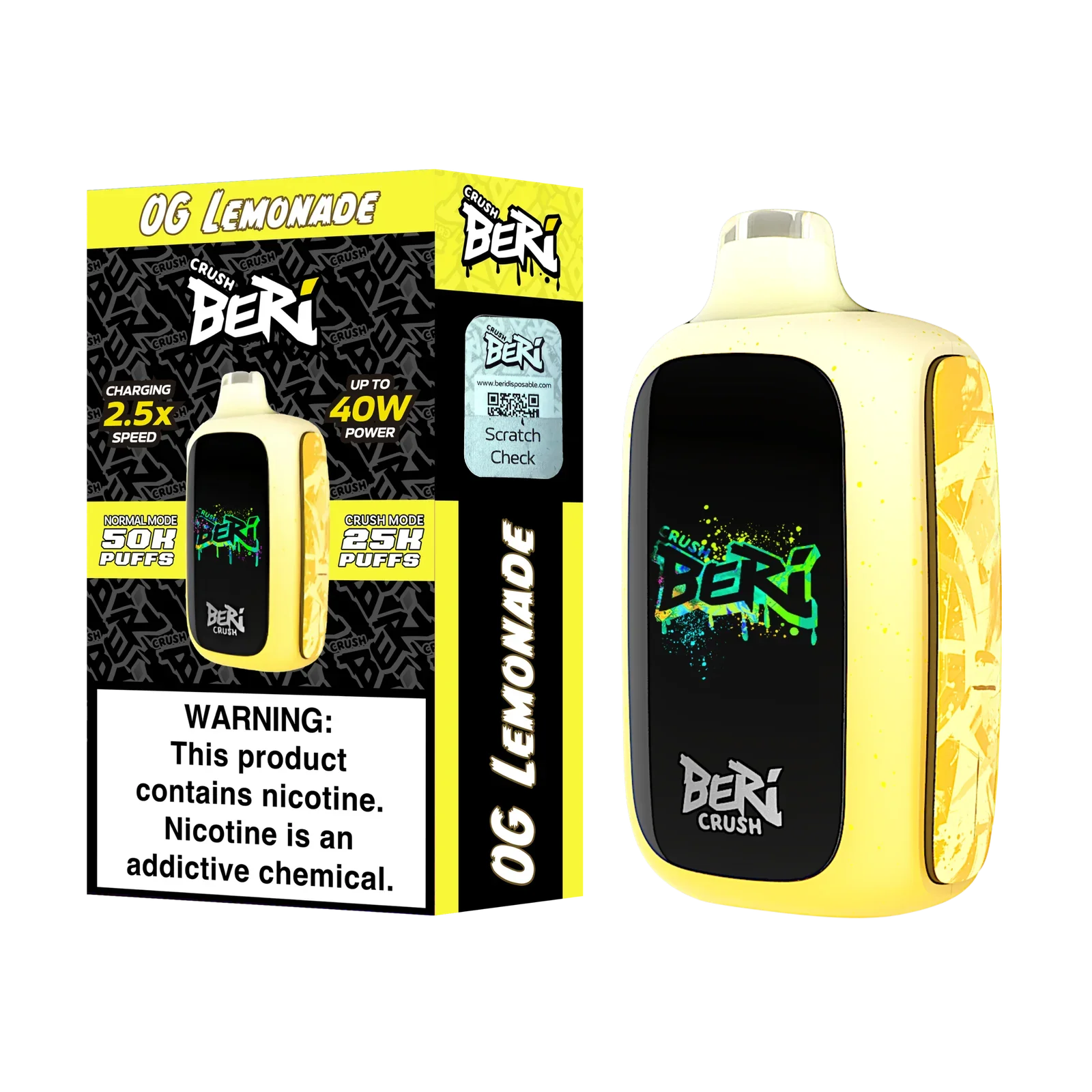 Beri Crush 50k Disposable Vape - Dummy Vapes
